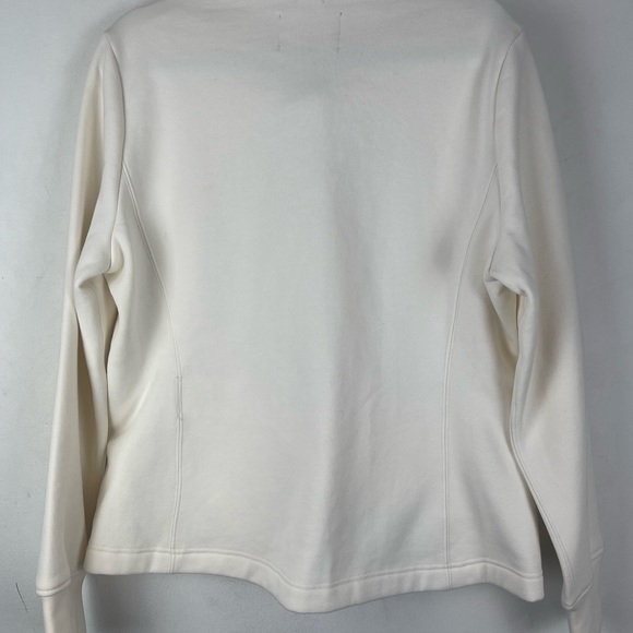 Soia & Kyo White Cream Puffy Front Fitted Jacket NWT Size L - Picture 2 of 8